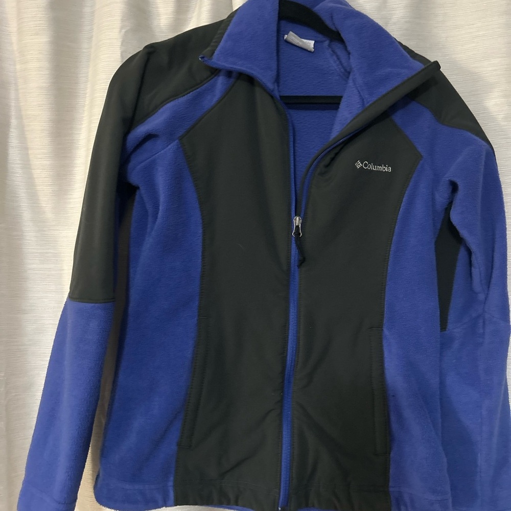 Columbia purple and gray Fleece Jacket